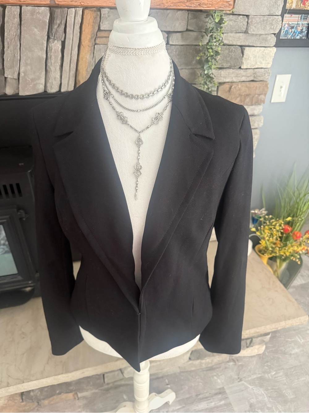 Nine West Black Tailored Women's Blazer Jacket